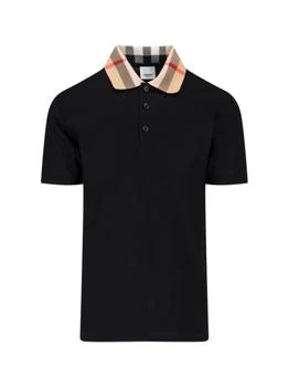 Burberry | 'Check' Polo – Black