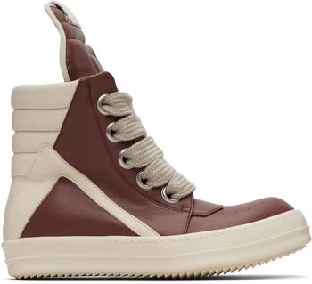 Rick Owens | Pink Concordians Jumbolace Geobasket Sneakers