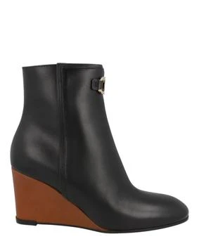 Salvatore Ferragamo | Catuja Leather Wedge Booties