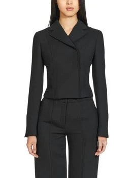 Salvatore Ferragamo | Women's V-Neck Jacket In Black