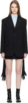 MM6 | Black Wool-Blend Blazer