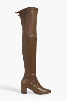 Genna 60 City glossed-leather thigh boots