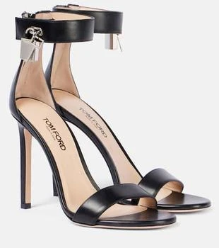 Tom Ford | Padlock 105 leather sandals