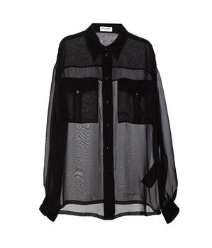 Yves Saint Laurent | Saint Laurent Buttoned Long-Sleeved Shirt