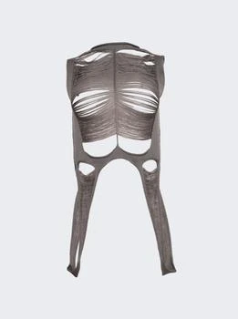 Rick Owens | Rick Owens Tanja T Open-Knit Sleeveless Top