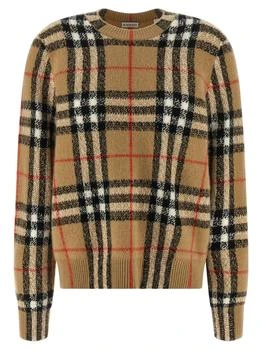 Burberry | Burberry Check Pattern Crewneck Jumper