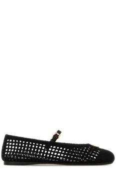 Prada | Prada Triangle-Logo Mesh Ballerinas