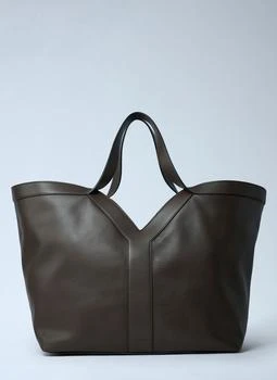 Yves Saint Laurent | Large Y-Shaped Leather Tote Bag