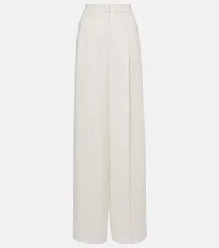 Max Mara | Manetta high-rise cady wide-leg pants