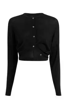Khaite | Khaite Finn Cropped Merino-Wool Cardigan - Moda Operandi