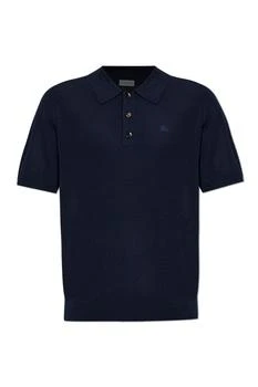 Burberry | Burberry EKD Embroidered Knitted Polo Shirt