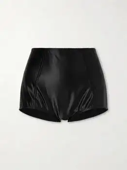 Dolce & Gabbana | Satin High Waist Shorts - IT36