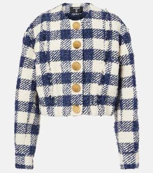 Balmain | Checked tweed jacket