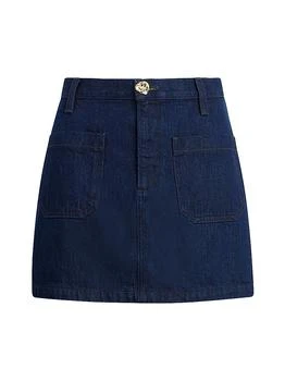 Mimi Stretch-Denim Miniskirt