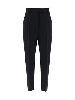 Prada | Prada Pleated Tapered-Leg Trousers