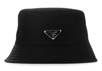 Prada | Prada Signature Logo Plaque Bucket Hat