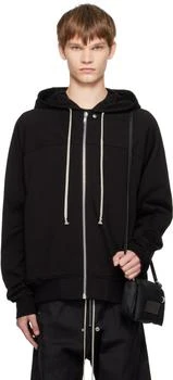 Rick Owens | Black Concordians Windbreaker Hoodie