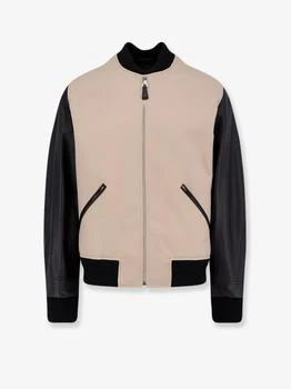 Givenchy | Cotton Jacket with leather sleeves