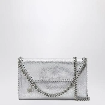 Stella McCartney | Falabella silver crossbody wallet bag