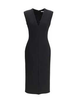 Givenchy | Givenchy V-Neck Pencil Midi Dress
