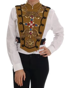 Dolce & Gabbana | Crystal Cross Vest Women's Jacket