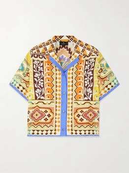 ETRO | Printed Silk-twill Shirt  - IT46