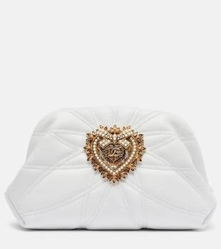 Dolce & Gabbana | Devotion Small embellished leather clutch