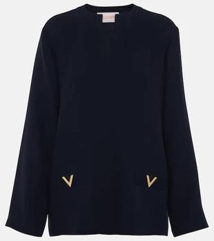 Valentino | VGold Cady Couture top