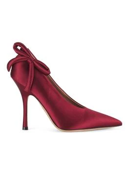 Valentino | 105MM Bow Satin Pumps