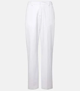 Valentino | Low-rise cotton slim pants