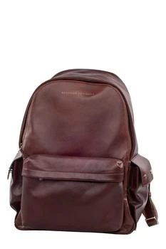 Brunello Cucinelli | Brunello Cucinelli Zip-Up Travel Backpack