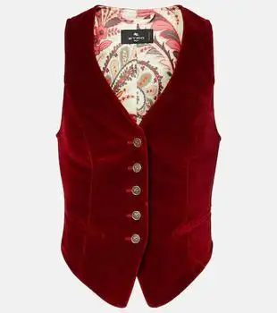 ETRO | Cotton velvet vest