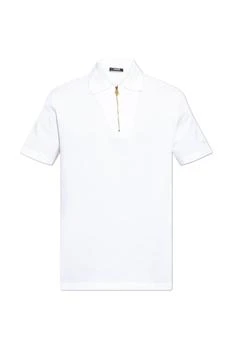 Versace | Versace 1/4 Zipped Short-Sleeved Polo Shirt