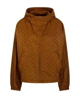 Gucci | Gucci Monogrammed Zip-Up Jacket