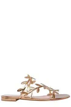 Gianvito Rossi | Gianvito Rossi Flavia Leaf Motif Flat Slides