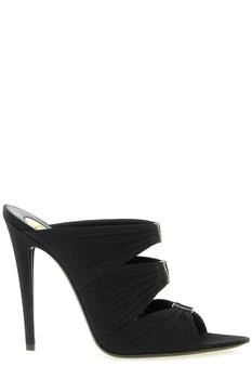 Yves Saint Laurent | Saint Laurent Emilie Logo Embellished Mules