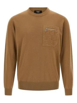 Fendi | Fendi FF Embossed Crewneck Jumper