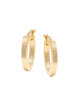 Saks Fifth Avenue | 14K Yellow Gold Hoop Earrings