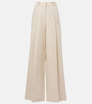 BLAZÉ MILANO | Husi high-rise linen wide-leg pants