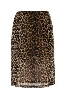 Yves Saint Laurent | Saint Laurent Animla Printed Midi Skirt