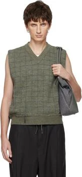 MAISON MARGIELA | Green Knit Vest