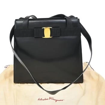 Salvatore Ferragamo | Convertible Vara Bow Tote Leather Leather Handbag (Pre-Owned)