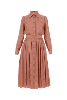 Dolce & Gabbana | Dolce & Gabbana DG Logo Jacquard Shirt Dress