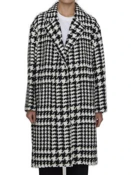 Dolce & Gabbana | Dolce & Gabbana Prince Of Wales Press-Stud Fastened Coat