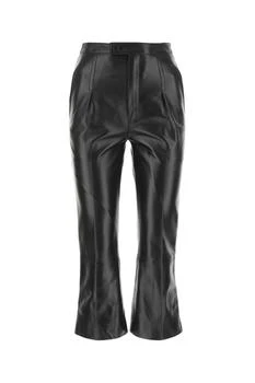 Yves Saint Laurent | Saint Laurent Pleat Detailed Straight Leg Trousers