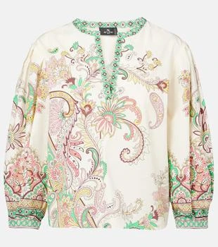 ETRO | Printed cotton top