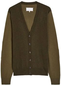 MAISON MARGIELA | Panelled wool cardigan