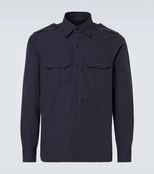 Tom Ford | Cotton and silk poplin shirt