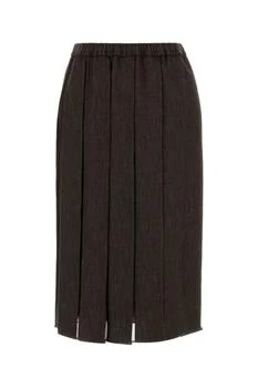 Brunello Cucinelli | Brunello Cucinelli Pleated Midi Skirt