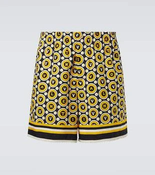 Valentino | Printed cotton poplin shorts